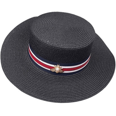 Chapeau Canotier En Paille